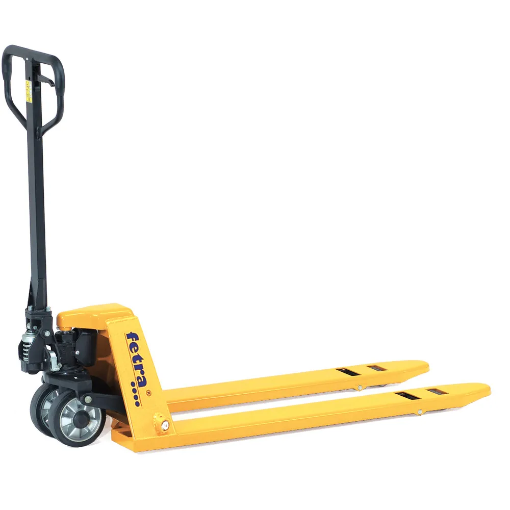 FETRA Transpalette charge 2 to., roues caoutchouc