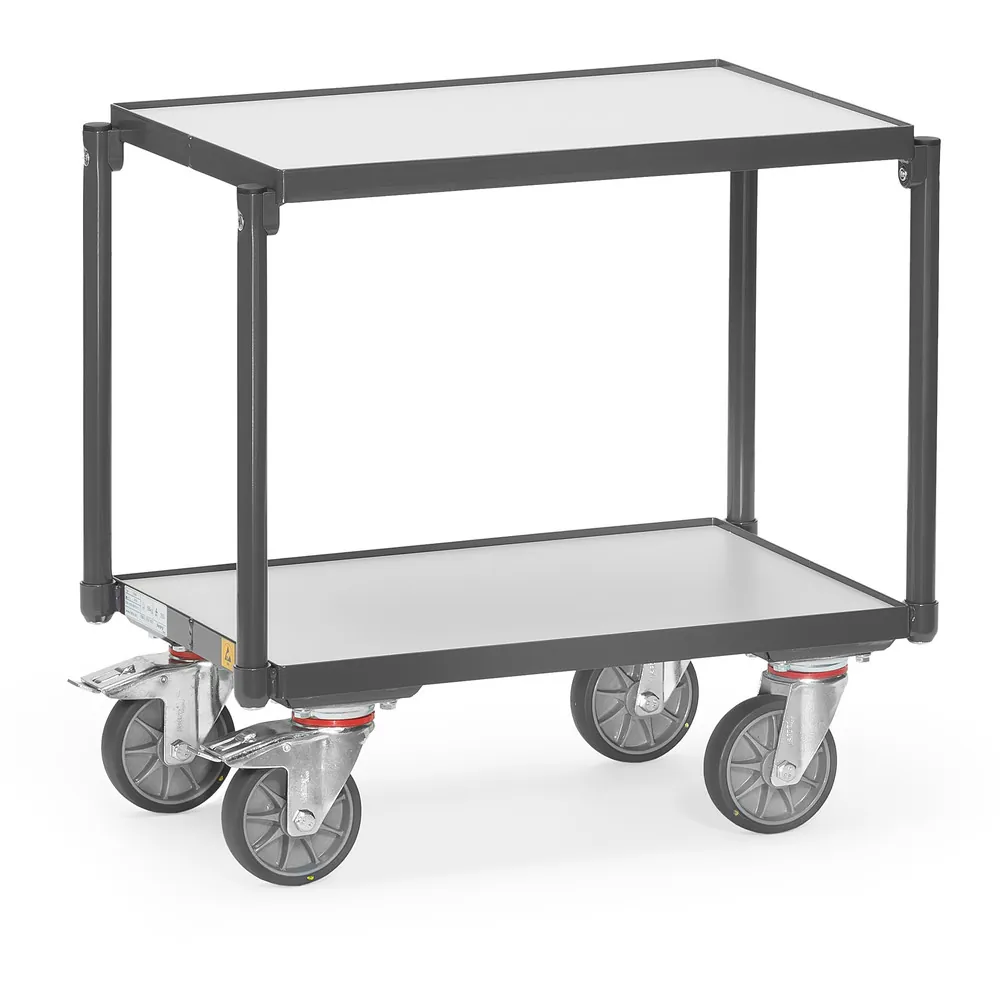 FETRA Rouleur ESD - 2 plateaux à rebords