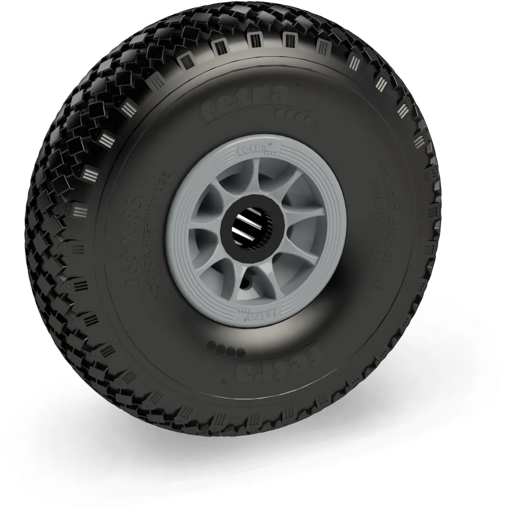 FETRA Roue mousse PU 260 x 85 mm - crampons