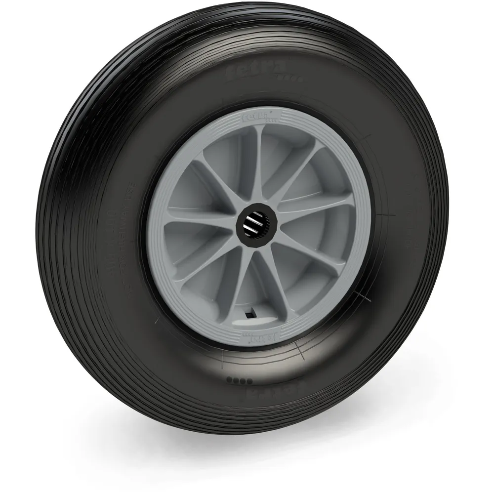 [72620G] FETRA Roue mousse PU 400 x 100 mm - rainures