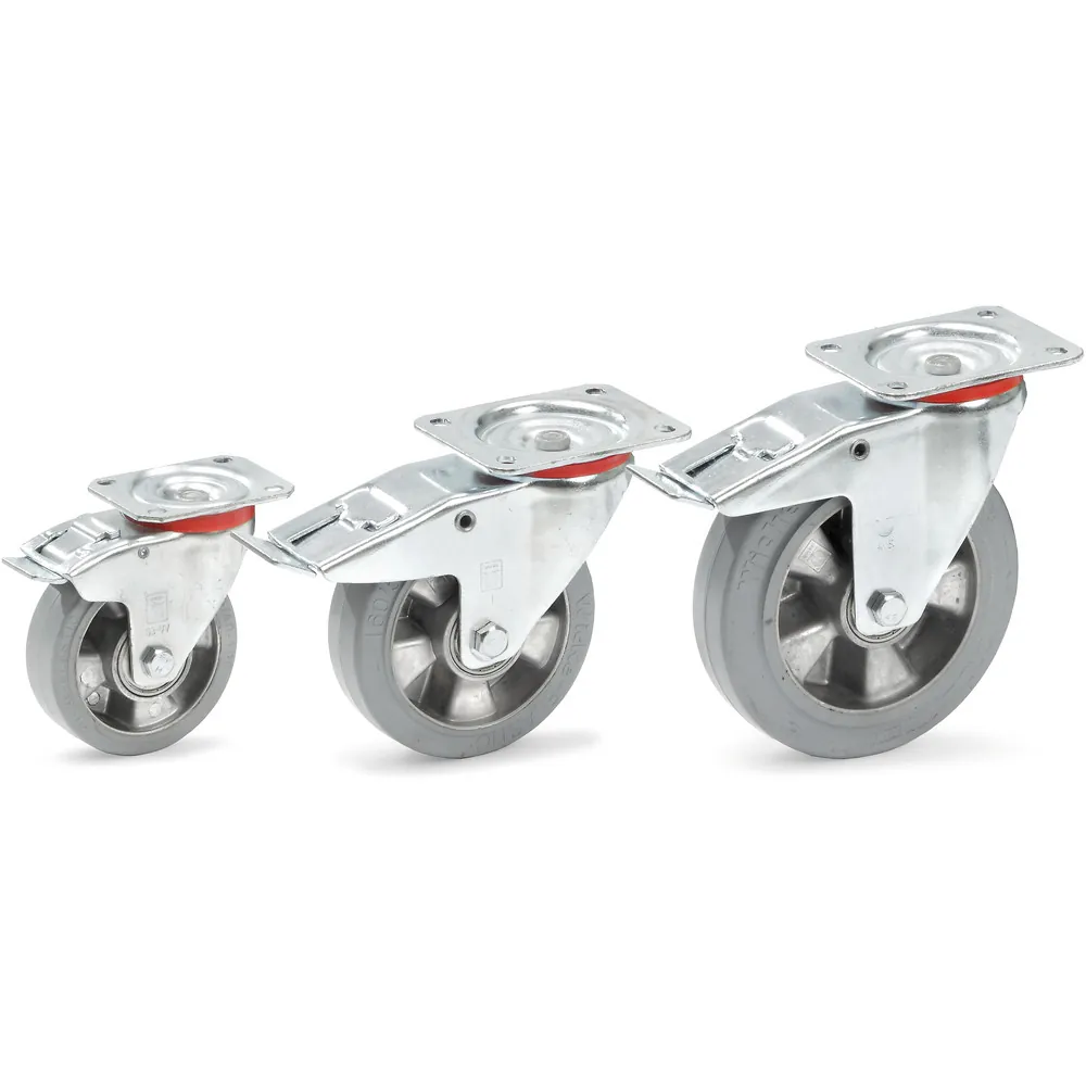 [71262] FETRA Zwenkwiel met rem 125 x 40 mm