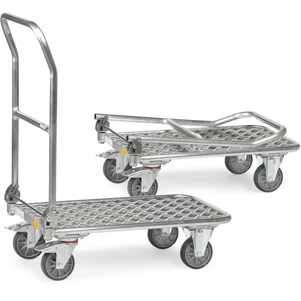 FETRA ESD-Opklapbare wagen 91133 - aluminium -