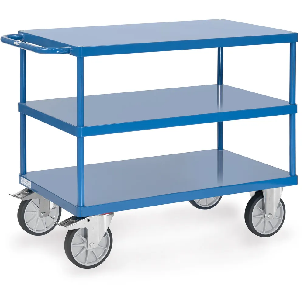 Fetra Tafelwagen 2421B - flush platformen van staalplaat
